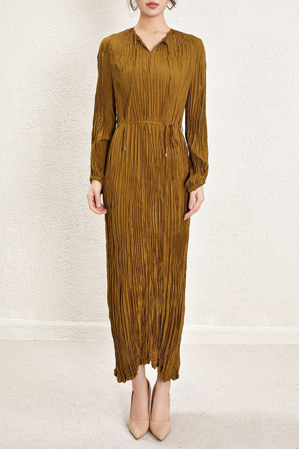 PLEATS PLEASE ISSEY MIYAKE Style Irregular Pleated Dress